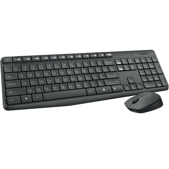 Logitech MK235 - Keyboard and mouse set - wireless - | 920-007935