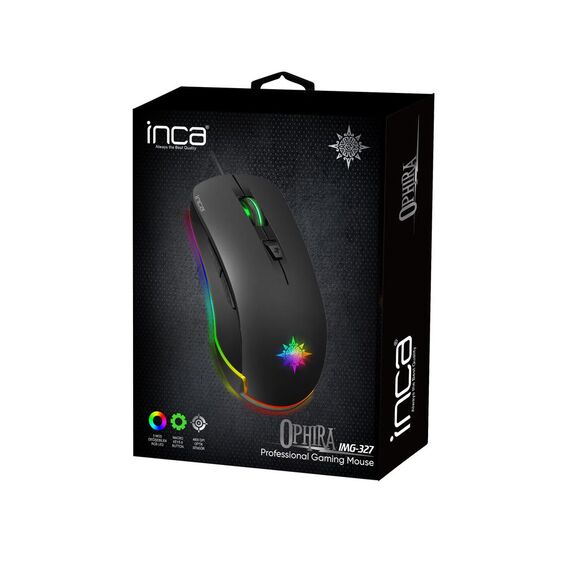 Inca IMG-327 / Ambidextrous / Optical / USB Type-A / 4800 DPI / P
