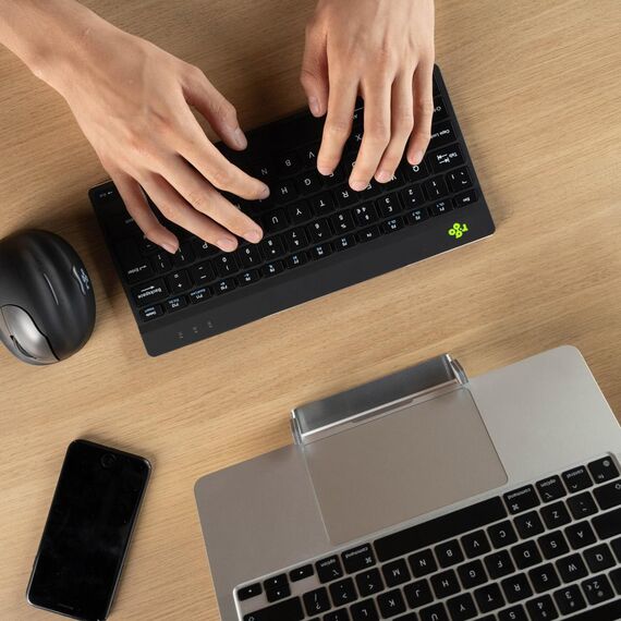 R-Go Ergonomic Keyboard Compact break - Keyboard -  | RGOCODEWLBL