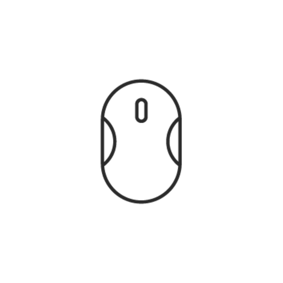HP 285 Silent - Mouse - ergonomic - optical - wirel | 6G4E6AA#ABB
