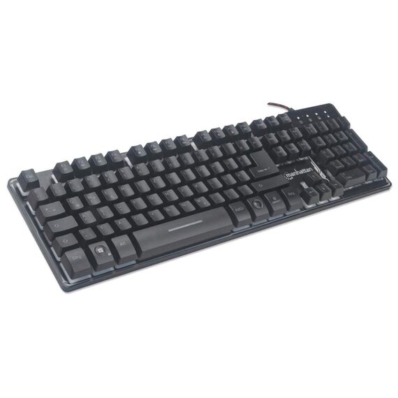 Manhattan Gaming USB Keyboard, Metal Base Edition, 12 Fu | 178457