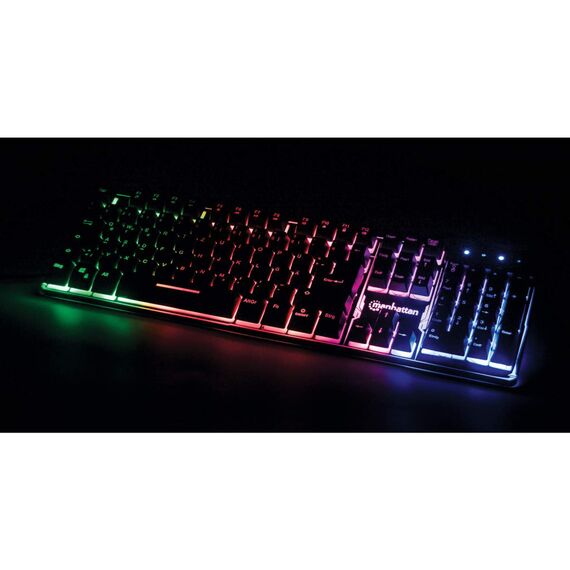 Manhattan Gaming USB Keyboard, Metal Base Edition, 12 Fu | 178457
