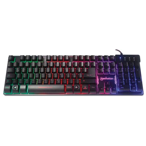 Manhattan Gaming USB Keyboard, Metal Base Edition, 12 Fu | 178457