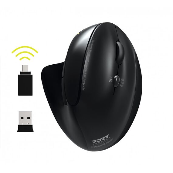 PORT Connect Professional - Vertical mouse - ergonomi | 900706-BT