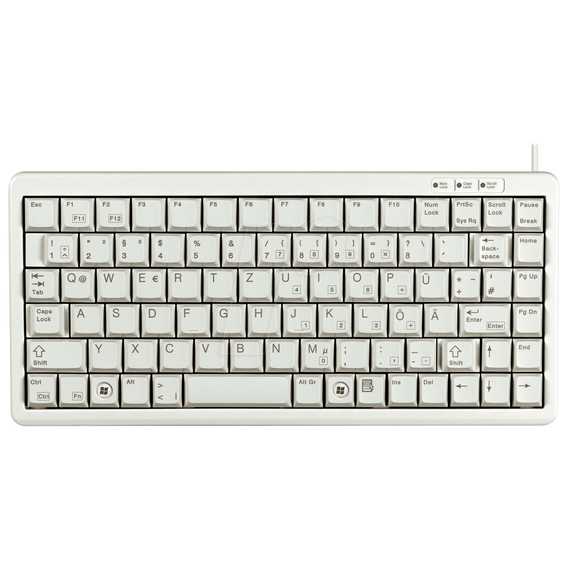 CHERRY Compact-Keyboard G84-4100 - Keyboard - U | G84-4100LCMDE-0