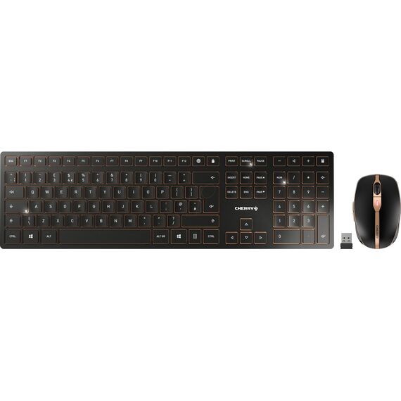 CHERRY DW 9100 SLIM - Keyboard and mouse set - wire | JD-9100GB-2