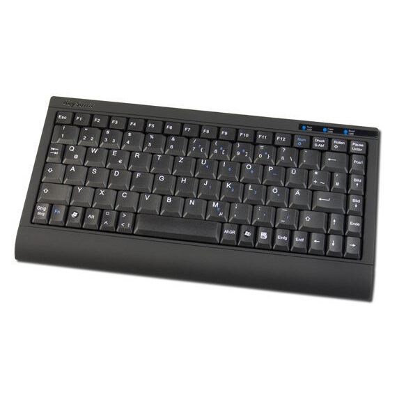 KeySonic ACK-595 C+ - Keyboard - PS/2, USB - matte black  | 28000