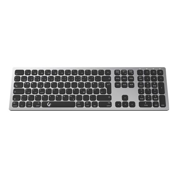 KeySonic KSK-8023BTRF - Keyboard - full size - wireless - 2.4 GHz