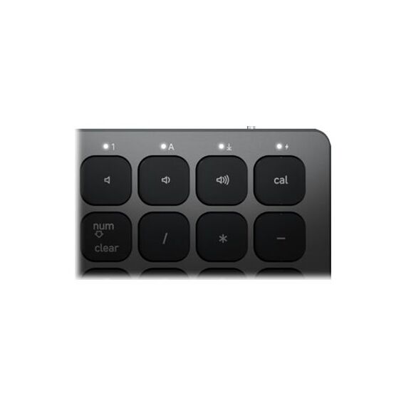 KeySonic KSK-8023BTRF - Keyboard - full size - wireless - 2.4 GHz