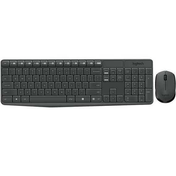 Logitech MK235 - Keyboard and mouse set - wireless - | 920-007915