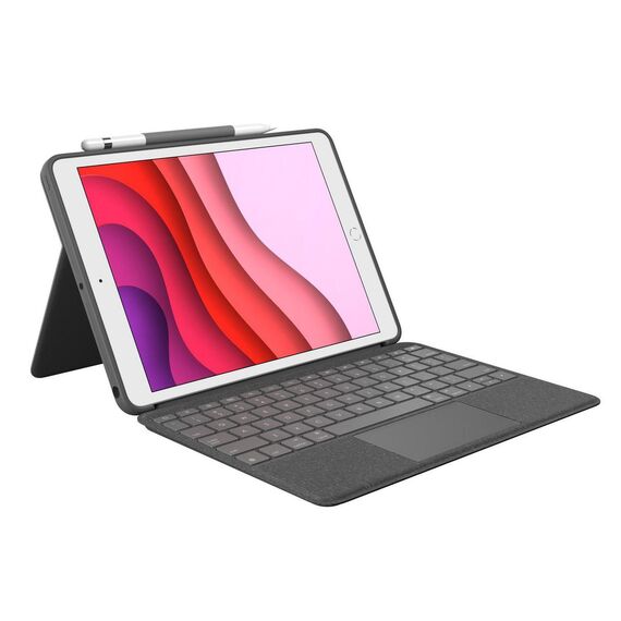 Logitech Combo Touch - Keyboard and folio case - wit | 920-009627