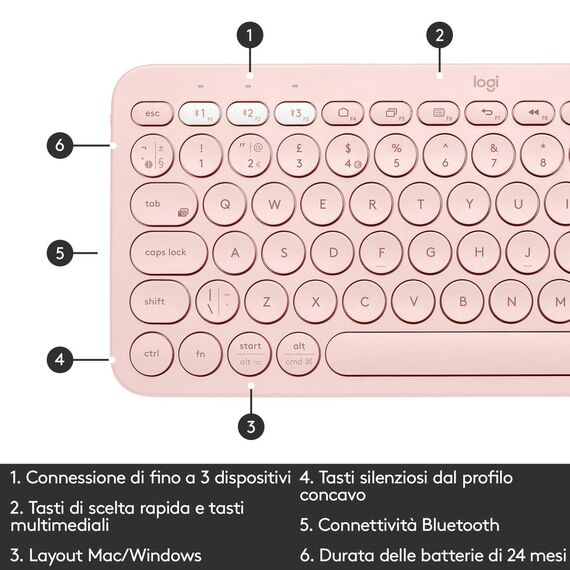 Logitech K380 Multi-Device Bluetooth Keyboard - Keyb | 920-009865