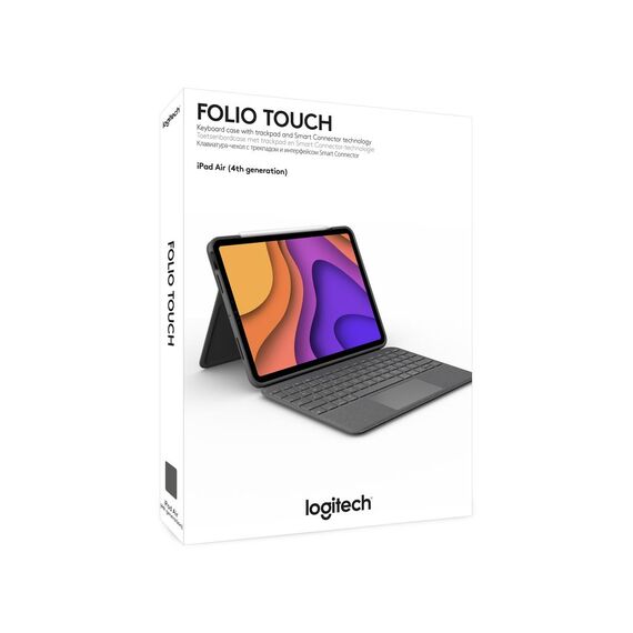 Logitech Folio Touch - Keyboard and folio case - wit | 920-009958