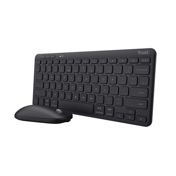 Trust Lyra - Keyboard and mouse set - multi device - Blue | 24845