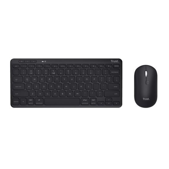Trust Lyra - Keyboard and mouse set - multi device - Blue | 24845
