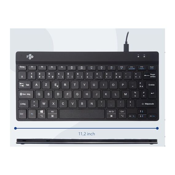 R-Go Ergonomic Keyboard Compact break - Keyboard -  | RGOCOFRWDBL