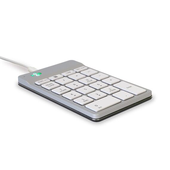 R-Go Numeric keyboard Compact break - Keypad - USB, | RGOCONMWDWH