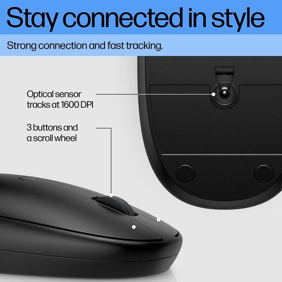 HP 245 - Mouse - right and left-handed - optical -  | 81S67AA#ABB