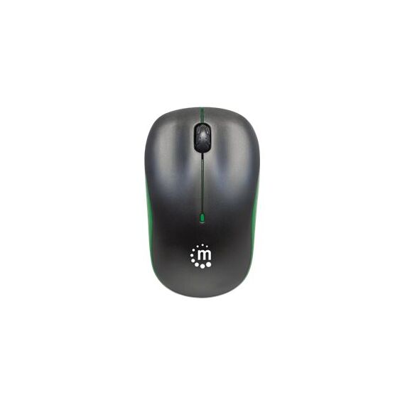 Manhattan Success Wireless Mouse, Black/Green, 1000dpi,  | 179393