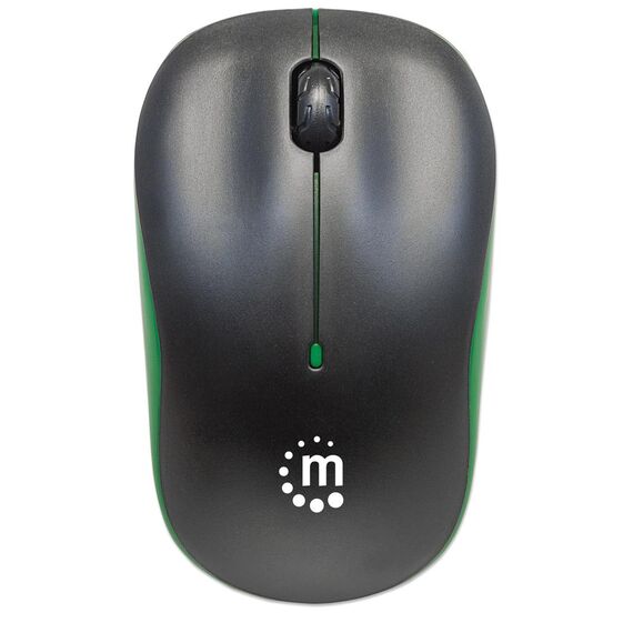 Manhattan Success Wireless Mouse, Black/Green, 1000dpi,  | 179393