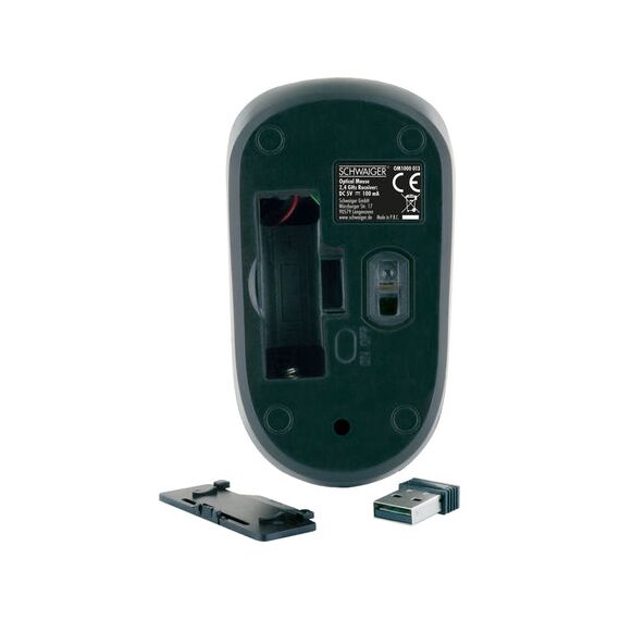 Schwaiger - Mouse - optical - 3 buttons - wireless -  | OM1000013