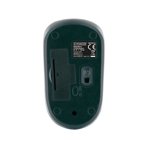Schwaiger - Mouse - optical - 3 buttons - wireless -  | OM1000013