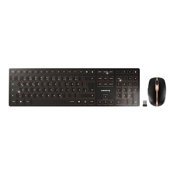 CHERRY DW 9100 SLIM - Keyboard and mouse set - wire | JD-9100DE-2