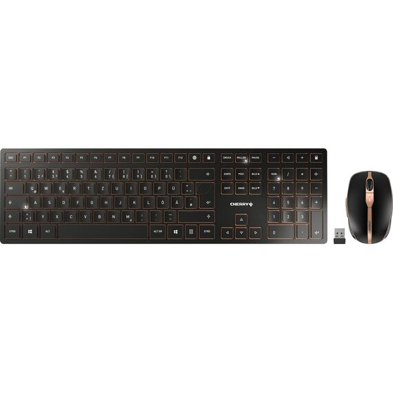CHERRY DW 9100 SLIM - Keyboard and mouse set - wire | JD-9100DE-2