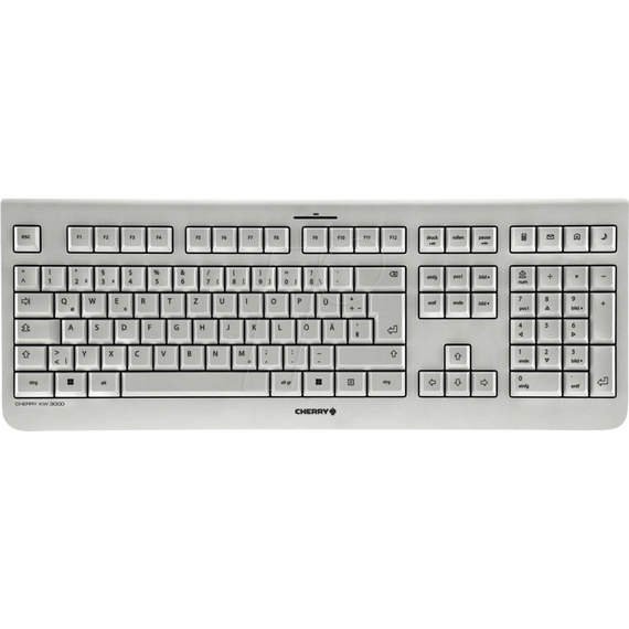 CHERRY KW 3000 - Keyboard - low-noise, full-size -  | JK-3000DE-0