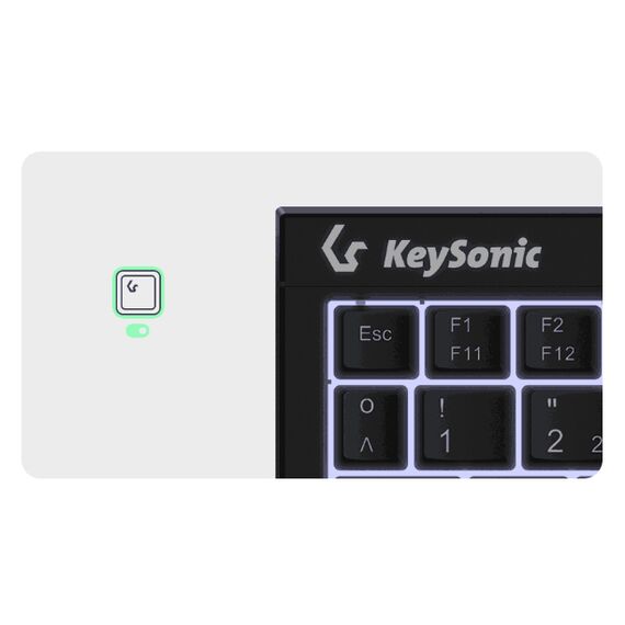 KeySonic KSK-3211ELU (DE) / Tenkeyless (80 - 87%) / Wired | 60963