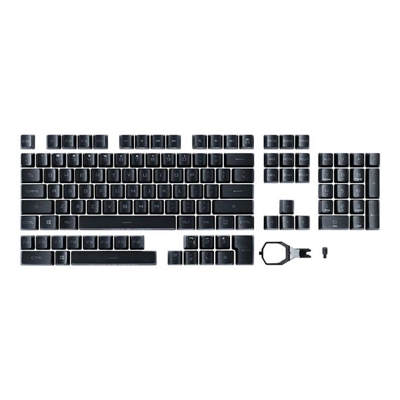 ASUS ROG PBT Doubleshot - Keycap set - black | 90MP0280-BAUA00