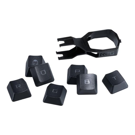 ASUS ROG PBT Doubleshot - Keycap set - black | 90MP0280-BAUA00