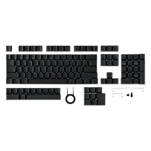 ASUS ROG PBT Doubleshot - Keycap set - black | 90MP0280-BAUA00