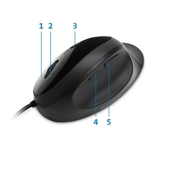 Kensington Pro Fit Ergo - Mouse - ergonomic - 5 button | K75403EU
