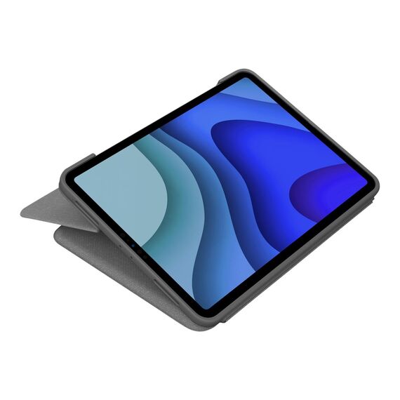 Logitech Folio Touch - Keyboard and folio case - wit | 920-009956