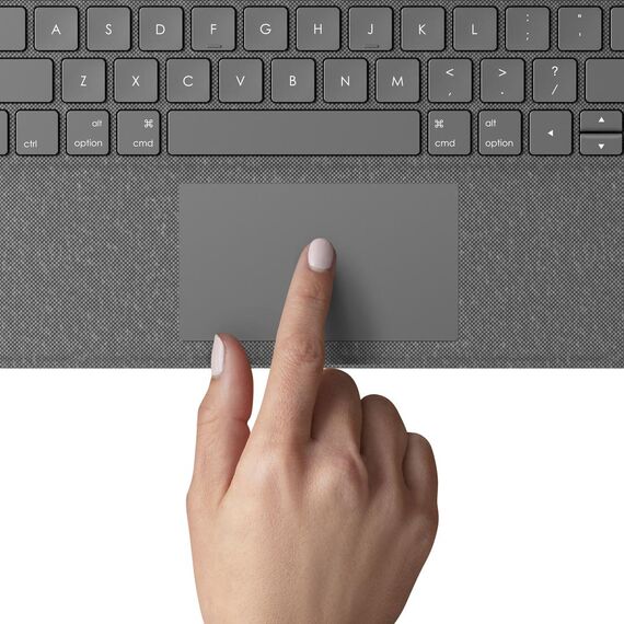 Logitech Folio Touch - Keyboard and folio case - wit | 920-009956