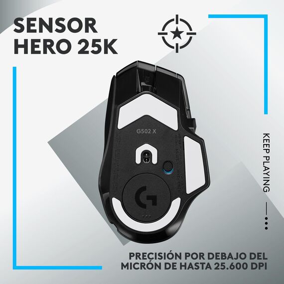 Logitech G G502 X LIGHTSPEED - Mouse - optical - 8 b | 910-006181