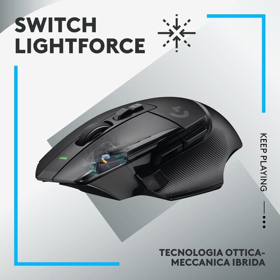 Logitech G G502 X LIGHTSPEED - Mouse - optical - 8 b | 910-006181