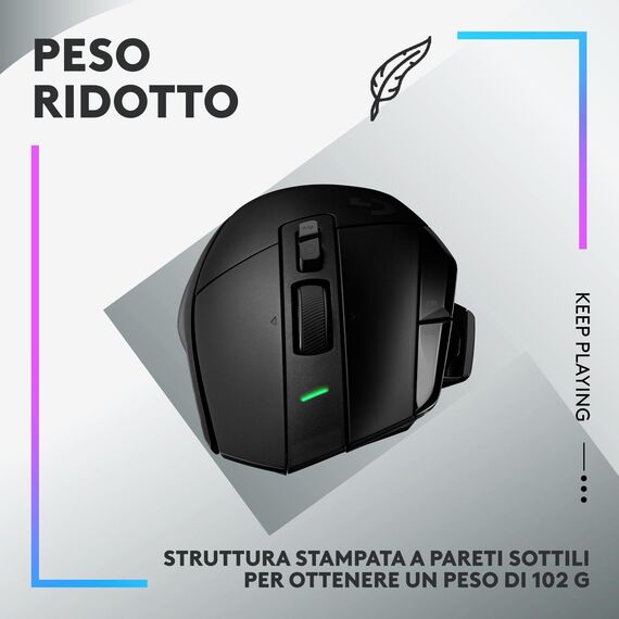 Logitech G G502 X LIGHTSPEED - Mouse - optical - 8 b | 910-006181
