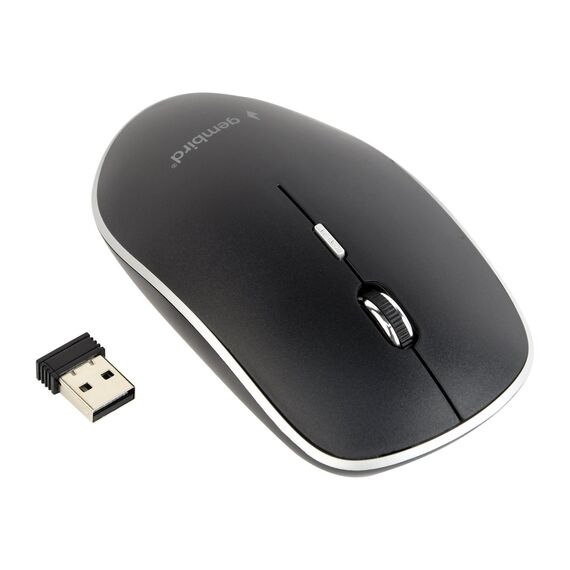 Gembird MUSW-4B-01 - Mouse - optical - 4 buttons - wireless - 2.4