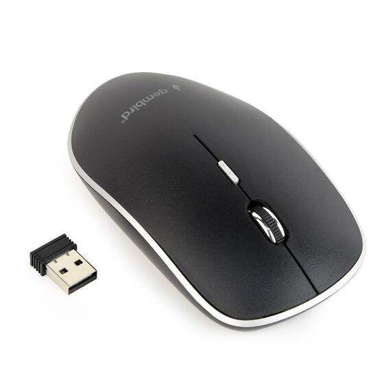 Gembird MUSW-4B-01 - Mouse - optical - 4 buttons - wireless - 2.4