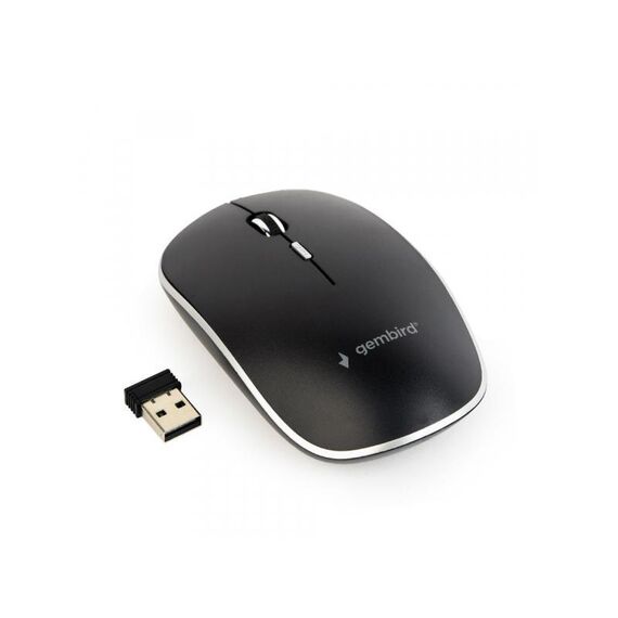 Gembird MUSW-4B-01 - Mouse - optical - 4 buttons - wireless - 2.4