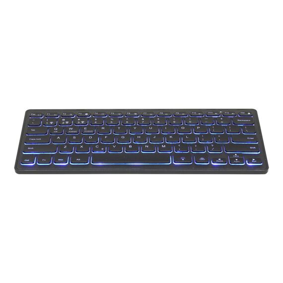 Gembird KB-BTRGB-01-DE - Keyboard - backlit - wireless - Bluetoot