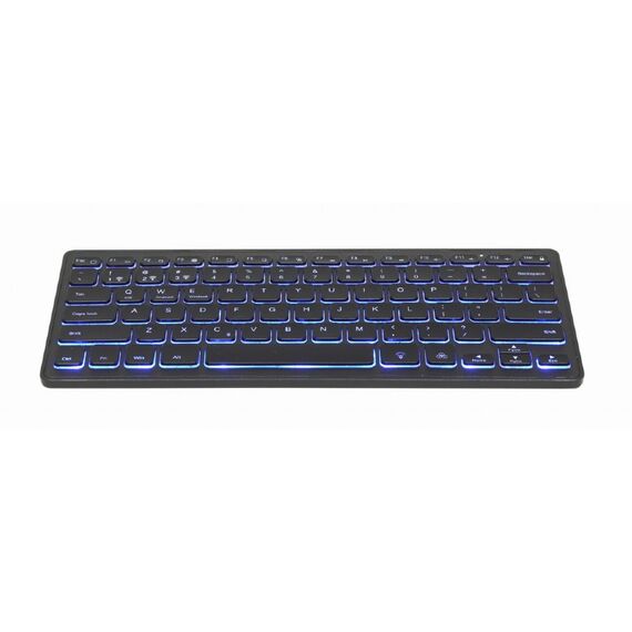 Gembird KB-BTRGB-01-DE - Keyboard - backlit - wireless - Bluetoot