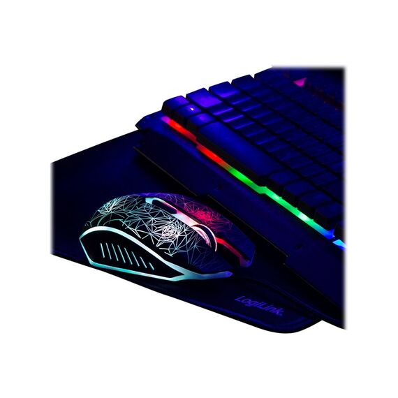 LogiLink Gaming Combination Set - Keyboard, mouse and mo | ID0185
