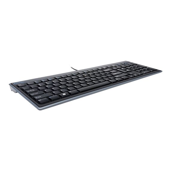 Kensington SlimType - Keyboard - USB - German - black | K72357DE