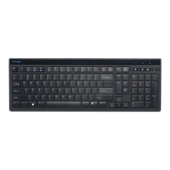 Kensington SlimType - Keyboard - USB - German - black | K72357DE