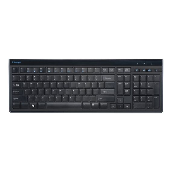Kensington SlimType - Keyboard - USB - German - black | K72357DE