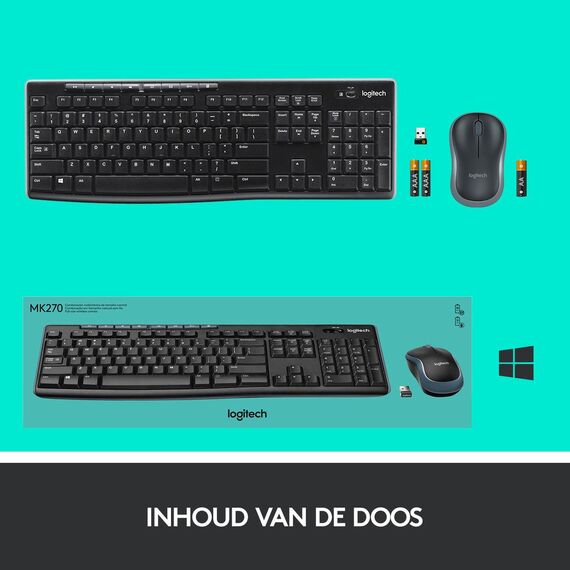 Logitech MK270 Wireless Combo - Keyboard and mouse s | 920-004513