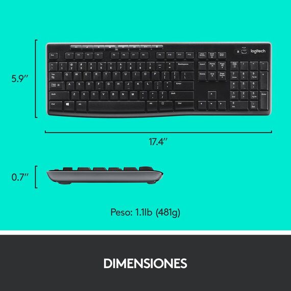 Logitech MK270 Wireless Combo - Keyboard and mouse s | 920-004513
